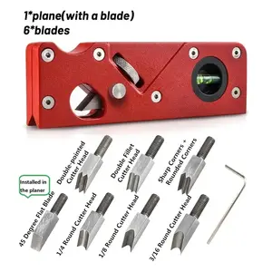 Effortless Edge Trimming & Chamfering Tool, 45 Degree Bevel Corner Master for Smooth Finishing, Precision Woodworking Accessory