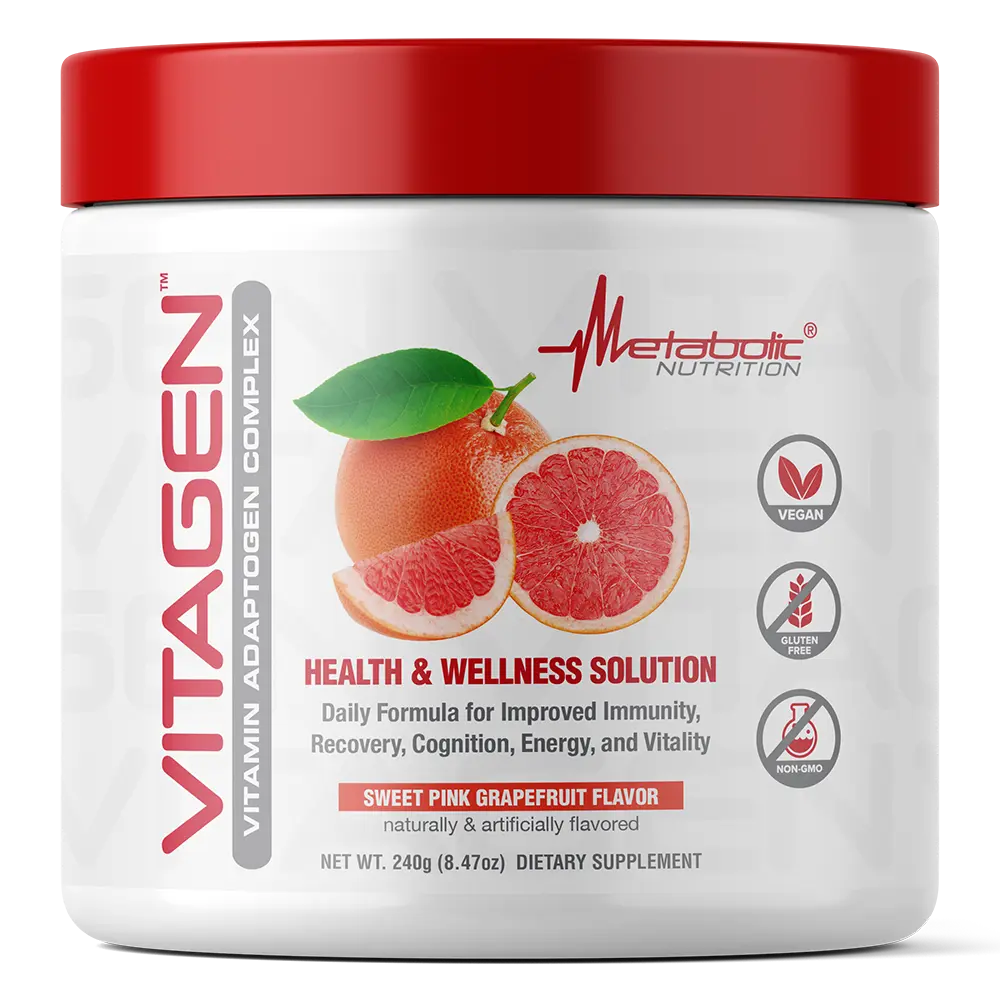 VitaGen by Metabolic Nutrition - Vitamin Adaptogen Complex - 30 servings, 3 flavors