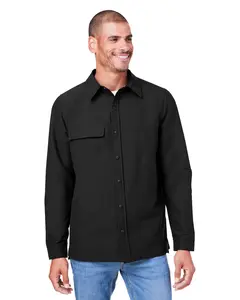 Harriton M72 Unisex Flex Twill Overshirt