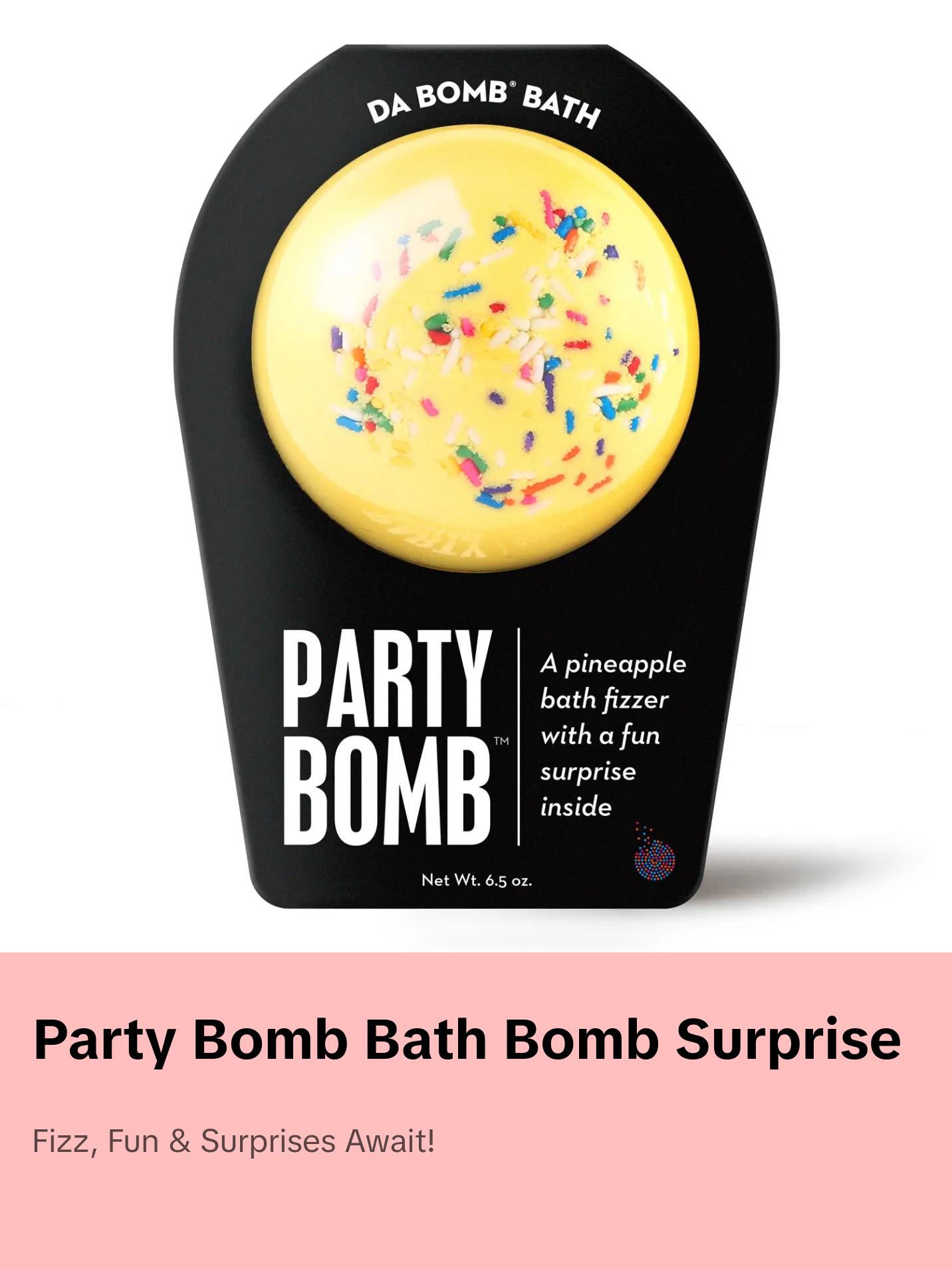 Party Bomb™ | Bath Bomb with Surprise Inside