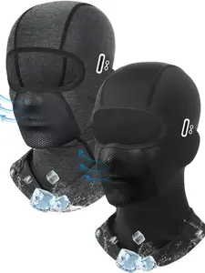 Unisex Summer Ice Silk Sun Protection Headwear, Breathable Motorcycle Mask for Outdoor Riding, Versatile UV Shield Face Cover, Outdoor Sports Mask