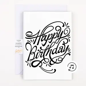 Endless Birthday Card with Glitter