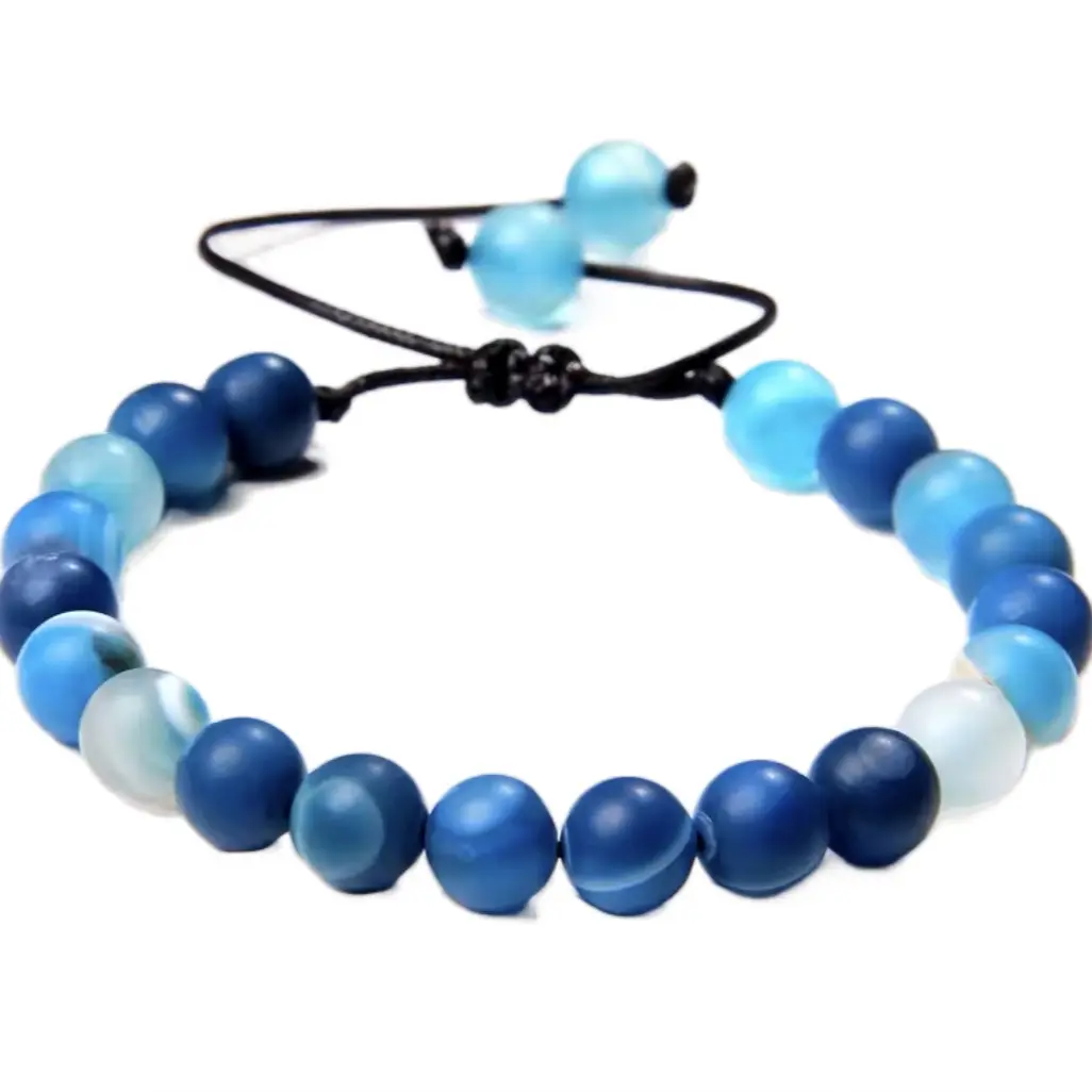 Blue Friendship Bracelet for Courage - Unisex