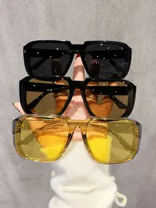 3 Pcs Unisex Large Frame Trendy Sunglasses, Fashionable Comfortable Eyewear for Women, Ideal for Outdoor Activities, Parties, Travel, Driving, Fishing