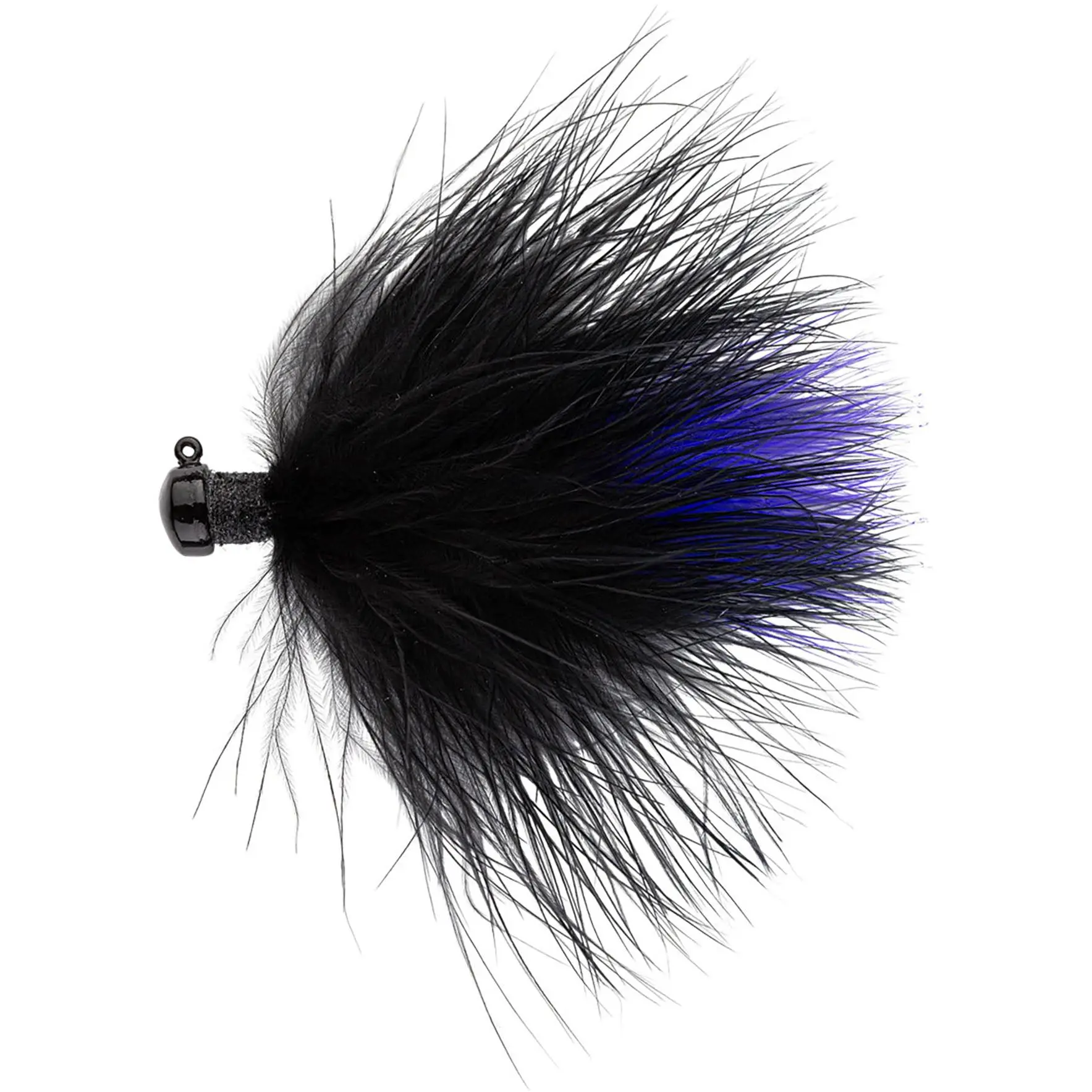 Northland Tackle Hand-Tied Marabou Feather Jig Head Lures - 2-Pack with Fishing Hooks, Multiple Weights, Long Held Secret for Bass Fishing, Ideal Gift for Fishermen, Marabou Hair Jig