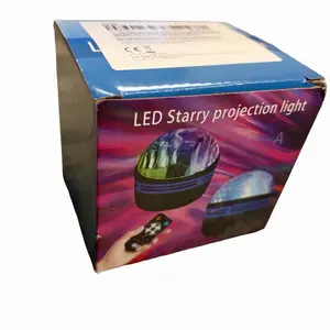 1pc Star Projector, Galaxy Projector, Water Ocean Wave Projector For Bedroom Night Light  Room Decor With 7-Colors Patterns