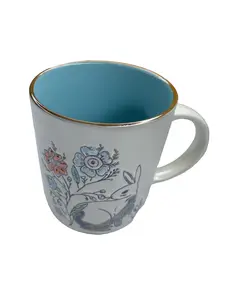 Easter Mugs - Cute Bunny and Floral print