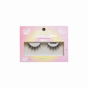 Kawaii by Kara Beauty Manga Lashes Anime-Inspired Spiky Lash Design with Unique Clustered Shape for Wide-Eyed Definition Vegan Cruelty-Free