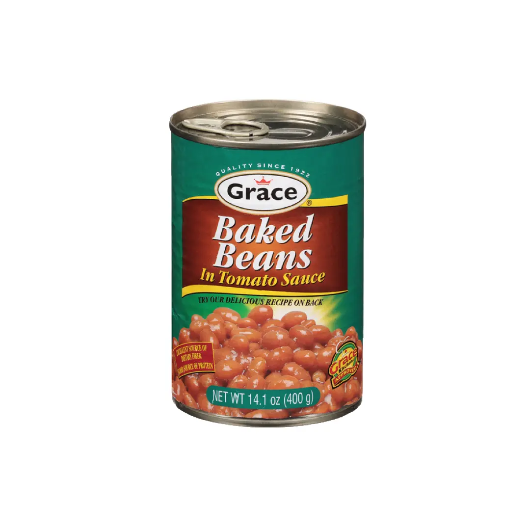 GRACE (JAMAICA) BAKED BEANS IN TOMATO SAUCE 10OZ