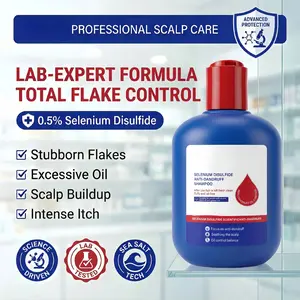 Selenium Disulfide Shampoo,Oil Control, Refreshing Anti-Dandruff & Anti-Itch Scalp Cleanser Shampoo 120ML for Men and Women, Gentle Comfort Cleansing Conditioner Hair Care