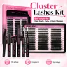 Lash Clusters 60/80/100P Invisible Band DIY Lashes - Individual Clusters or Full Kit to Customize! -Wet Look Waterproof Eyelash Extension Wispy Manga Lashes lash look Medusa Lash lash TikTok Shop
