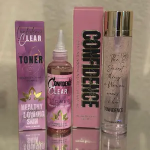 Confidence Clear DUO: Toner + Rose water hydrating, moisturizing, replenishing