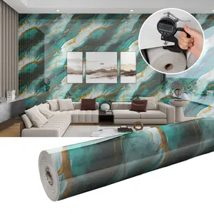 Marble Imitation Tile Wall Stickers, Kitchen & Bathroom Wall Panels, Thickened Self-Adhesive Waterproof and Moisture-Proof Wallpaper Panels, Aluminum-Plastic Board, High-Resolution Water-Based Laminate, Multi-Functional XPE, Easy for Home Installation