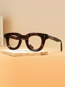 Fytoo Vintage Tortoiseshell Design, Classic Round Frame, Premium Acetate Material, Comfortable Fit, Unisex, Detachable Lenses, Ft23101-C2, Tortoiseshell Glasses