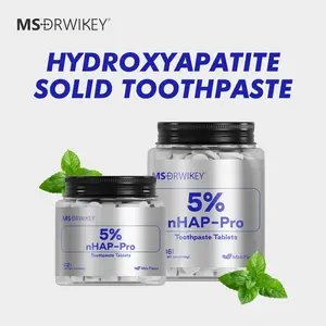 MSDRWIKEY Solid Toothpaste Tablets – Fluoride-Free, Eco-Friendly, Fresh Breath, Gentle Natural Oral Care