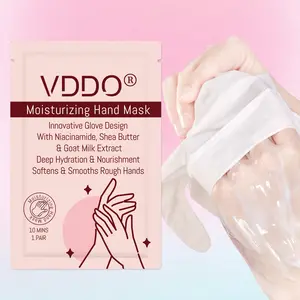 Deeply Hydrating Hand Mask– Hydrating & Nourishing with Shea Butter & Goat Milk Extract, Deep Moisturizing Repair for Dry Hands, Spa Treatment at Home