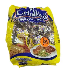 El Criollito Chicken Bouillon Cubes Gou Bon Poul Kreyol La Haitian 250 Cubes Pack 84.6575 Ounce 1 Count Haitian Recipe