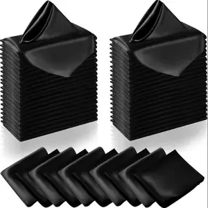 Solid Color Square Napkin, Disposable Table Napkin, Decorative Tableware for Wedding & Party & Catering