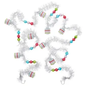 Festive Fete 1 Count 7' Tinsel Garland