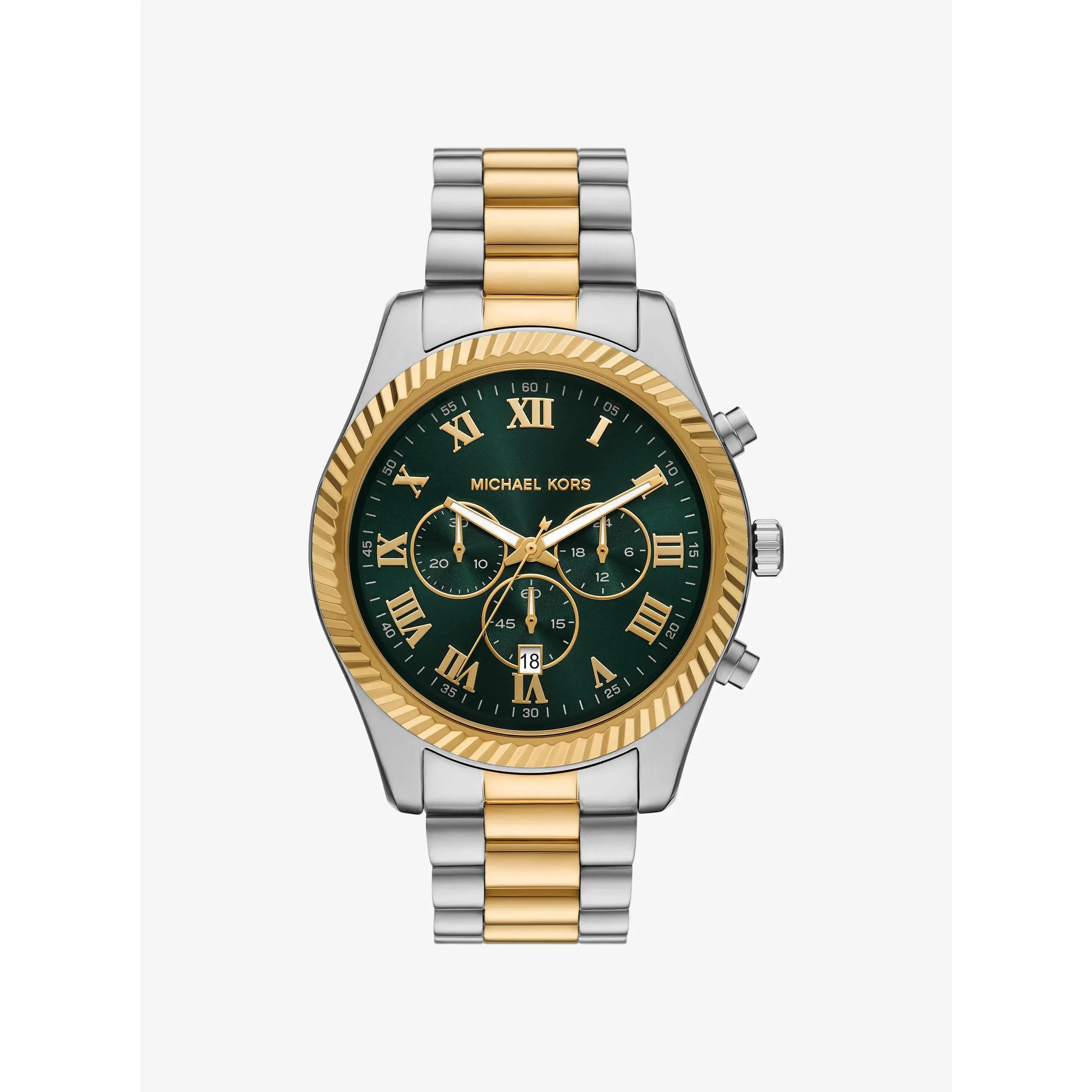Oversized Lexington Two-Tone Watch