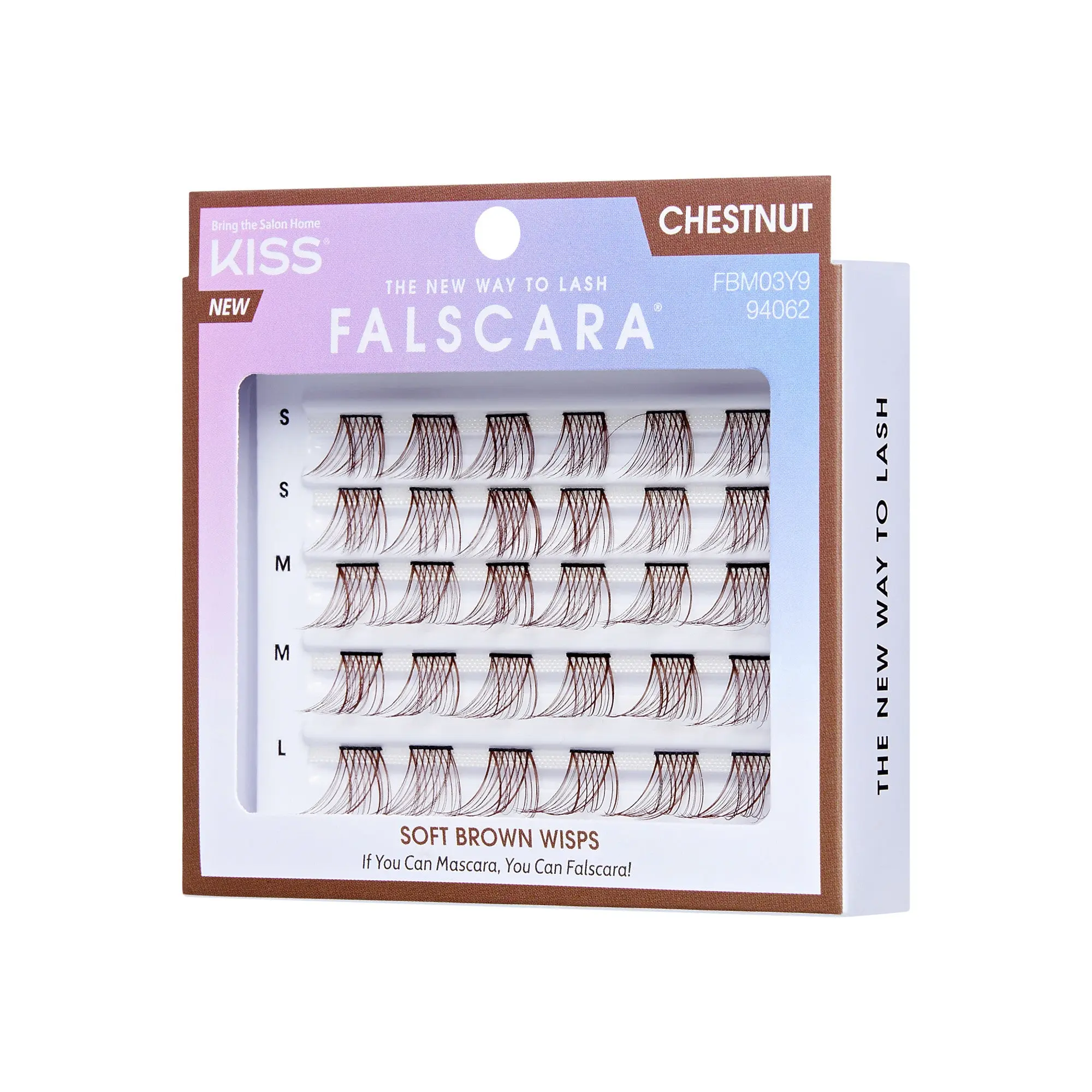 Falscara Brown Wisps Multipack - Chestnut