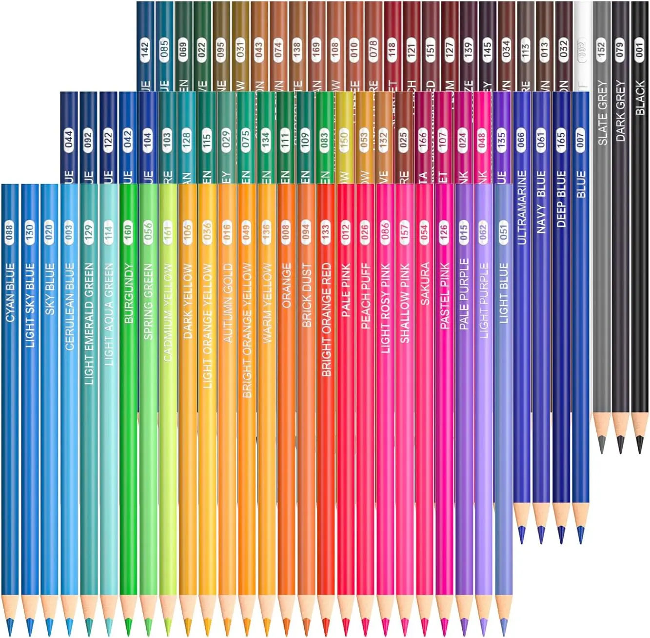 72 Pack Oil-Based Colouring Pencils Set - Artist-Friendly, Soft Core for Blending, Layering, Art Drawing, Office & Art Supplies for Adults, Beginners