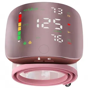 【New Upgraded】Rechargeable Wrist Blood Pressure  with LED Touch Screen, Voice Broadcast & 99x2 Memory — Accurate Home BP Tracking Made Simple,Suitable 5.3 - 7.6 inches