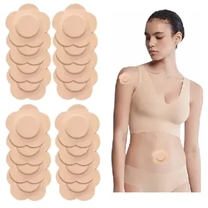 50 pieces of castor oil patches, made of breathable cotton, treated with oil immersion.Suitable for massage and abdominal application.Multi-purpose cloth patches.One-time comfortable patches.-BY