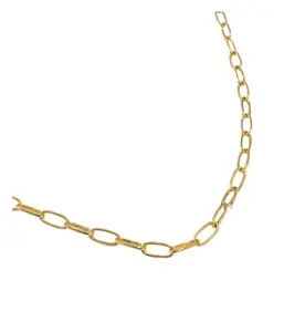 Moon & Lola Brooklyn Chain Necklace - 18k Gold Finished Brass Chain, Multiple Lengths, Perfect for Any Outfit