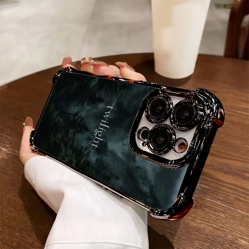 Twilight TV Series Phone Case for iPhone 17 16 15 14 13 12 11 PRO MAX PLUS, AIR and iPhone X XS MAX, Shockproof Transparent Soft Back Cover, Personalized Pattern Design, Ideal Gift for Friends and Family, Shell, Accessories