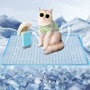 Pet Cooling Mat, Summer Cooling Pad for Dogs & Cats, Comfortable Pet Mat for Home & Car Use