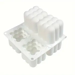 3D Magic Cube Mousse Mold, Silicone DIY Creative Candle Mold, Ice Cube Mold, Soap Making Mold, Candle Making Mold, DIY Candle Making Tool, Handmade Silicone, Candle Molds For Candle Making