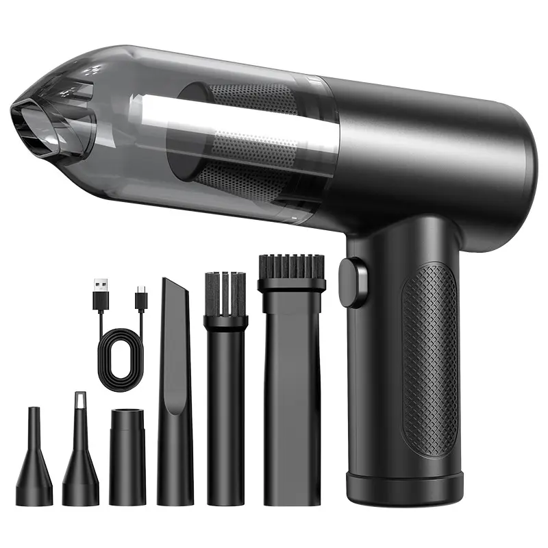 Latest USB-C Powered Handheld Vacuum Cleaner, Compact and Powerful, Mini High Power Desktop & Laptop Keyboard Cleaner, Multi-Brush Head Design, Rechargeable Battery, Vacuum Cordless