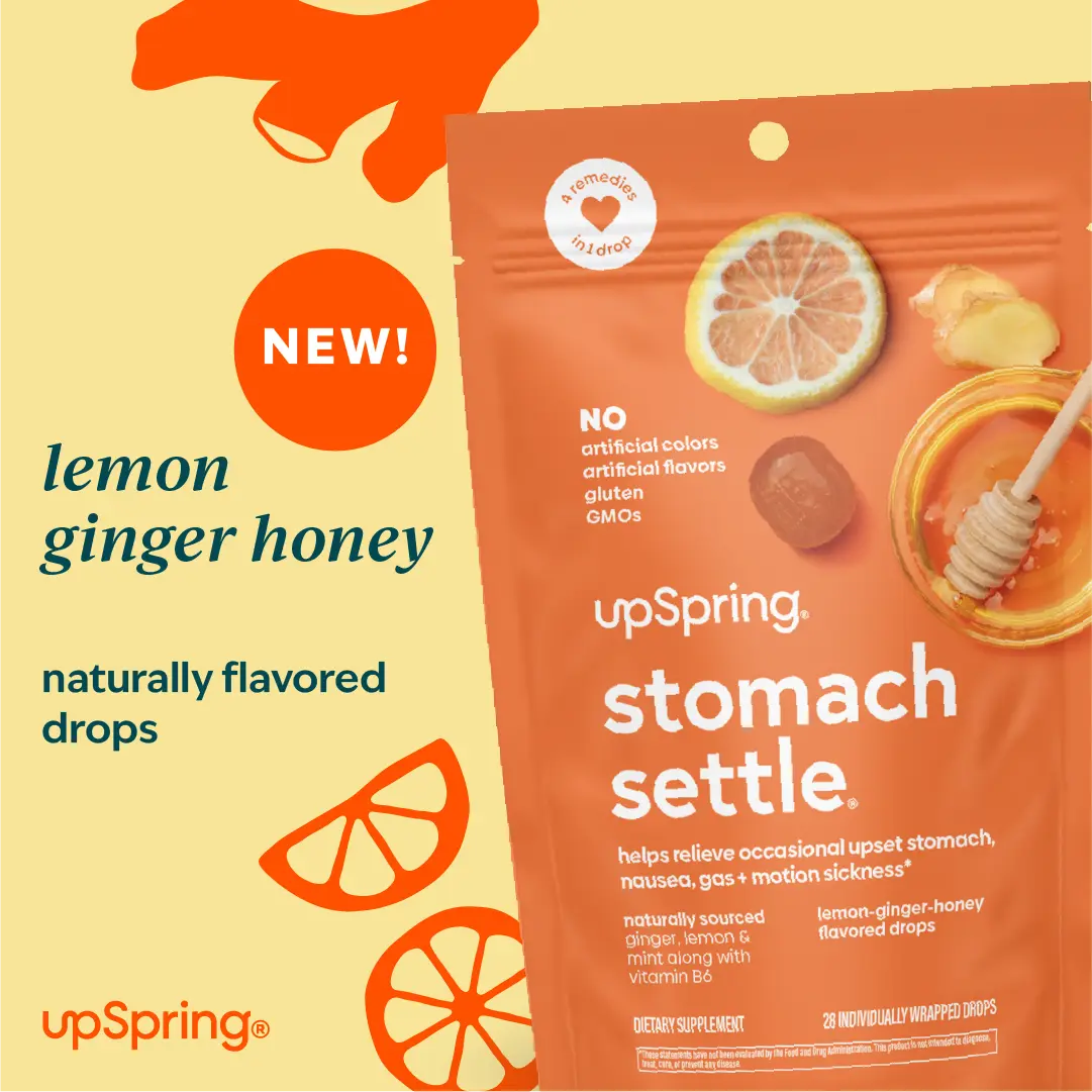 Stomach Settle® Nausea Relief Drops, Lemon Ginger Honey, 28 count