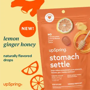 Stomach Settle® Nausea Relief Drops, Lemon Ginger Honey, 28 count