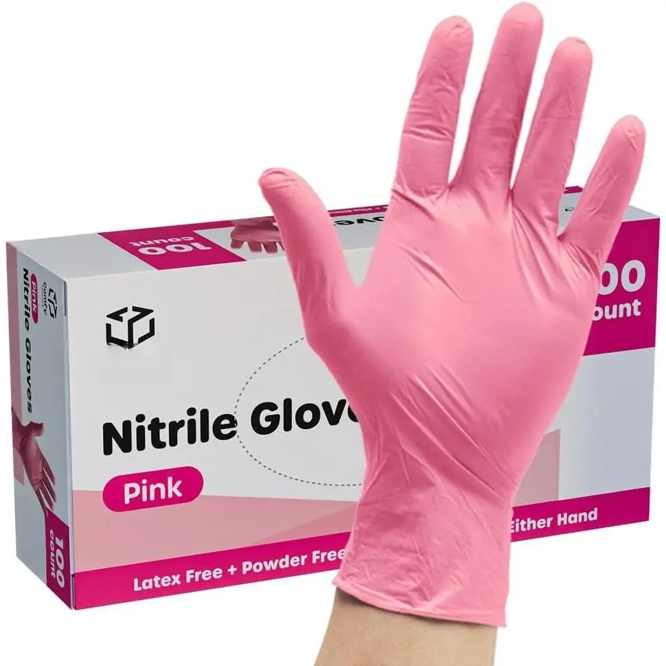 100 Count   Disposable Gloves - Latex & Rubber Free, Non-Sterile  Free