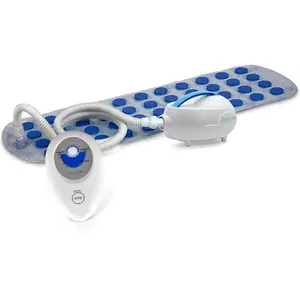 Spa Bath Mat Full Body Massager - Portable Hot Tub Mat with Warm Air Jets, Remote Control, Non-Slip Adjustable Bubble Bath Massager, Aroma Clip for Essential Oils, Built-in Heater