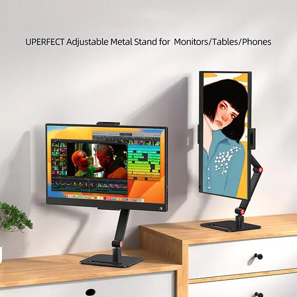 UGIFT Tablet Stand for Desk, 360° Swivel Bracket, Foldable Long Arm Holder for 4.7-12.9'' iPhone/iPad/Tablet - Accessories - Cellphone, Mount Tech Gad