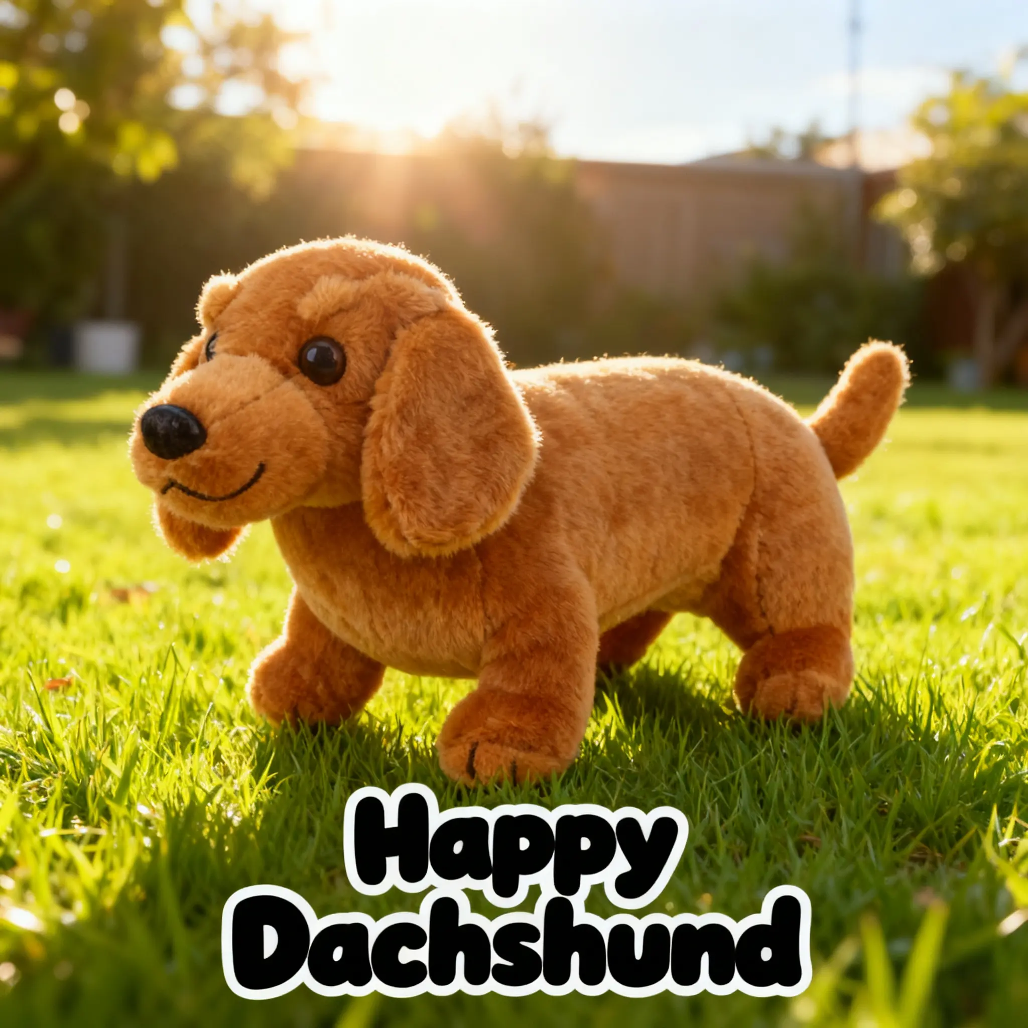 30cm/11.81in Soft Plush Dachshund Toy, Soft Adorable Stuffed Huggable Animal, Cute Cartoon Design, Realistic Pet Dog Doll, Perfect for Pet Lovers & Home Decor, Birthday Gift