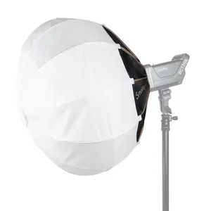 SmallRig RA-L65 Lantern Softbox Quick Release-One Step, 26in Light Modifier with Fabric Barn Doors, Softbox Diffuser for SmallRig Video Light 120B, 120D, 220B, 220D and Other Bowens Mount Light-3754