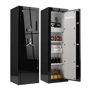 TIGERKING 8.12 Cu Ft Fireproof Safe for Home | Heavy Duty Digital Lock Safe with Drawer & Adjustable Shelves | Business Office Security