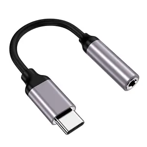 USB Type C to 3.5mm female headphone microphone jack adapter, USB C to Aux audio cable, USB C Compatible, for Type-C devices such as iPhone 17/16/15/iPad Pro, Google Pixel 10/9/8, Samsung Galaxy S25/S24/S23, Android tablets, laptops, etc