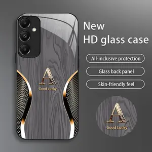 Suitable for [Galaxy A15] Brand new premium phone case, drop-proof and fingerprint-resistant，sophisticated and minimalist design, with 26 English letters to choose from YM99