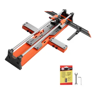 【FathersDayGift】VEVOR 39.4-Inch Manual Tile Cutter, Upgraded Sliding Head Cutting Tool with Spring-Loaded Base, Angle Fence, Tungsten Carbide Cutting Wheel, Alignment Guide, for DIY Pros, Ceramic, Floor, Wall Tiles