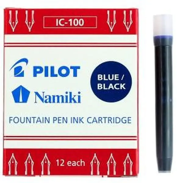 Pilot Blue-Black Fountain Pen Ink Cartridge Set, Compatible with Pilot Writing Instruments, Fits Pilot