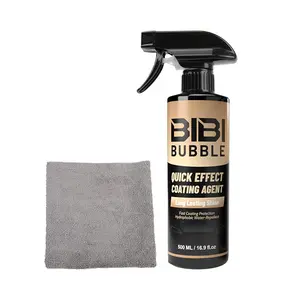 Quick Car Coating Spray  Instant Mirror Shine, Water Repellent & Long-Lasting Protection (500ML)-BIBI BUBBLE