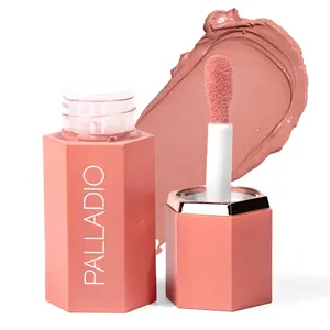 Palladio Liquid Blush for Cheeks & Lips 2-in-1 Makeup Face Blush, Weightless Cream Formula, Smudge Proof Long-Wearing Pigmented Blush, Natural Look Makeup Face Blushes, Shimmer & Satin Shades
