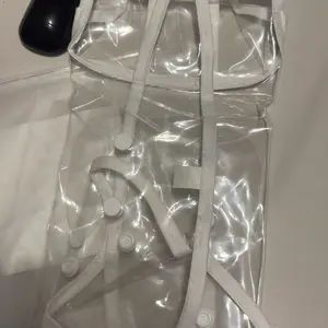Transparent Waterproof Dog Outdoor Raincoat, Full Body Eva Raincoat with Hood, Soft Shell for Small Medium Dogs, Poodle, Measure Before Purchase