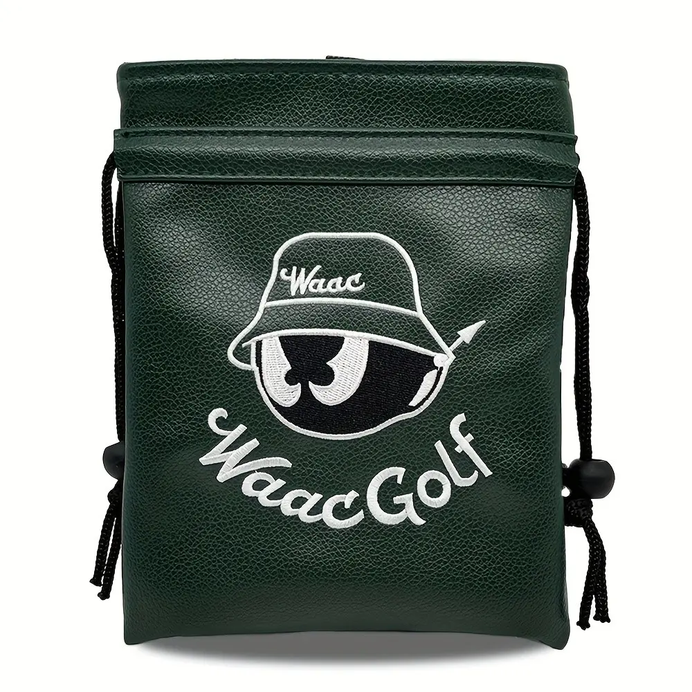 Golf Tee Pouch with Drawstring, Portable Essential Golf Accessory Bag for Men & Women, Perfect Gift for Valentine's Day, Christmas, Father's Day, Golfing Accessories
