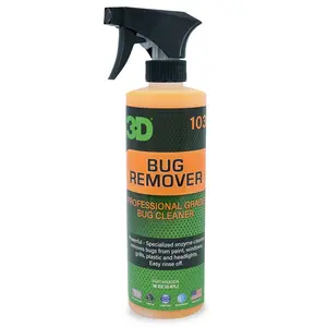 3D Bug Remover - All Purpose Exterior Cleaner & Degreaser to Wipe Away Bugs on Plastic, Rubber, Metal, Chrome, Aluminum, Windows & Mirrors, Suitable for use on Car Paint, Wax & Clear Coat